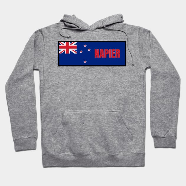 Napier City in New Zealand Flag Hoodie by aybe7elf